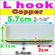 L hooks _ Copper _5.7cm _ 10pcs   